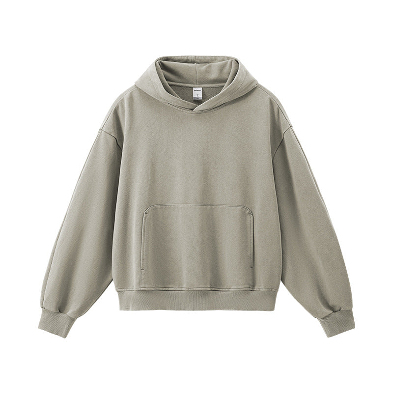 Inflation Washed Old Loose Hooded Jacket