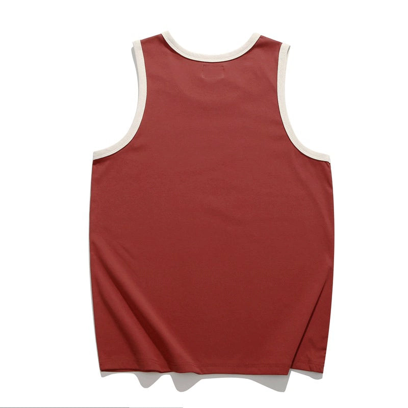 PrintAce Retro Old Sports Loose I-shaped Vest