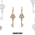 SUMIYAKI Vintage Embossed Key Earrings