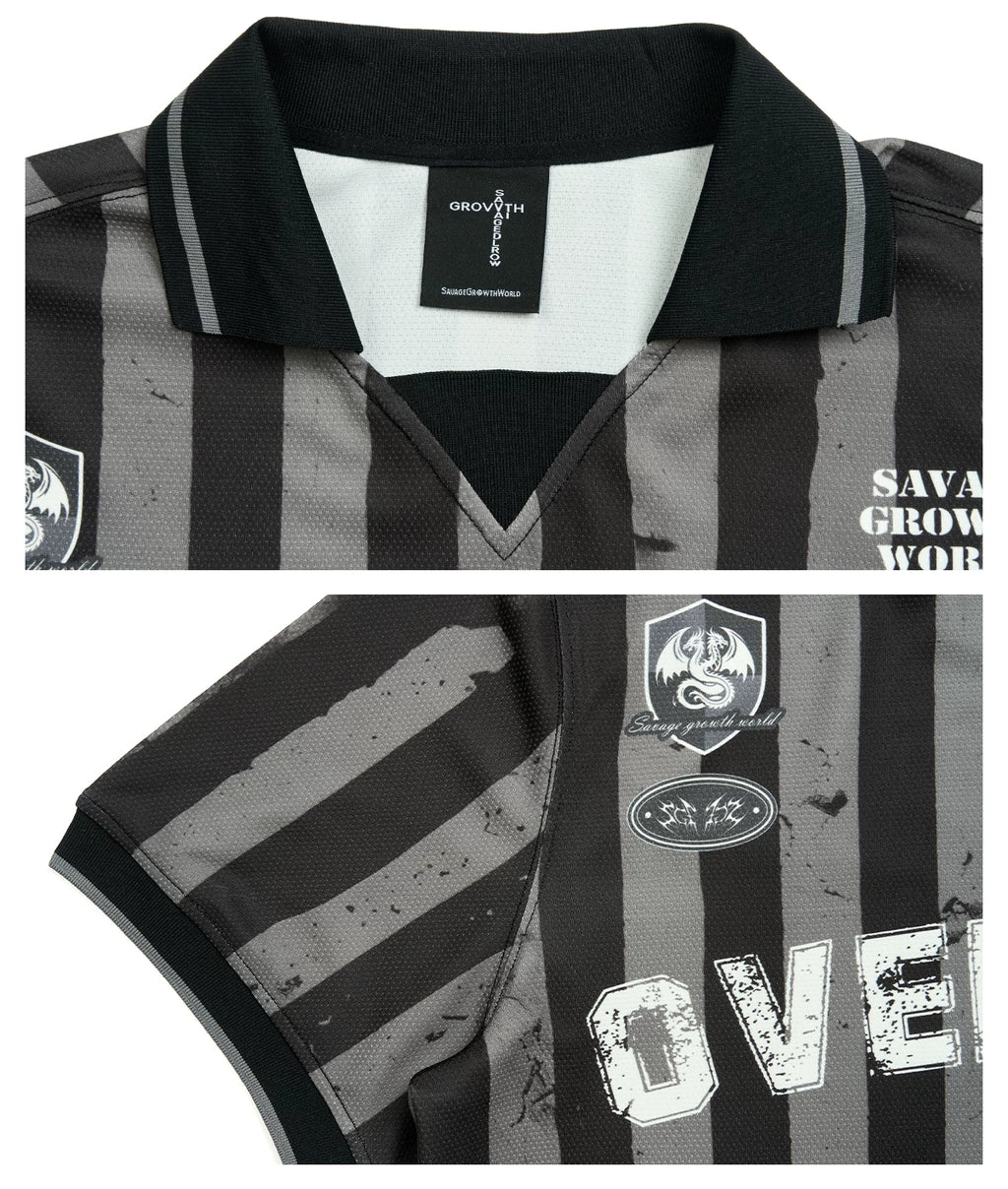 SGW Retro Front Shoulder Quick Drying Cool Tee