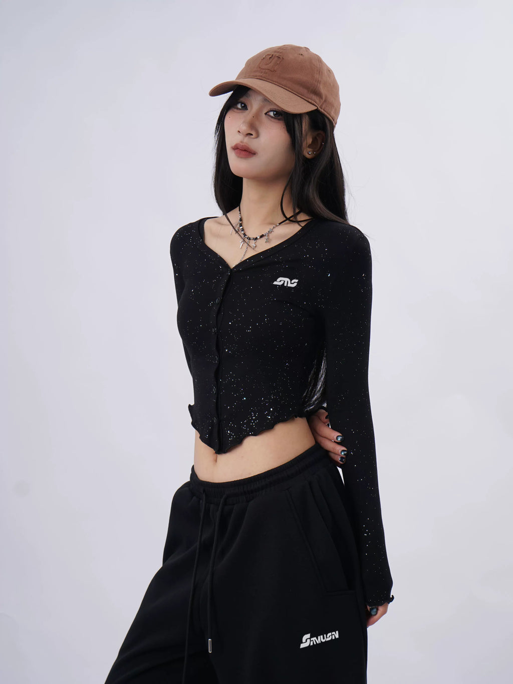 SAMUSAN Gypsy Diamond Skinny Fashion Long Sleeve