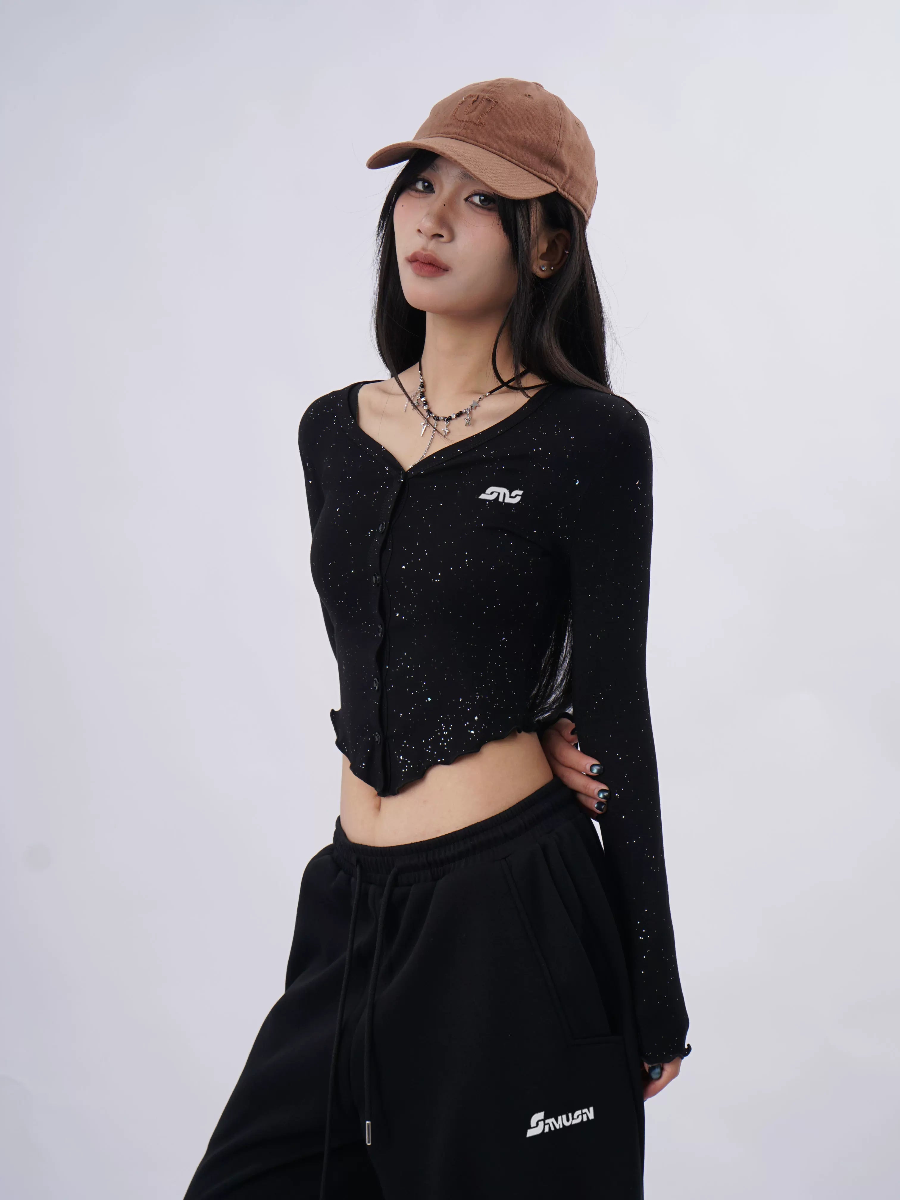 SAMUSAN Gypsy Diamond Skinny Fashion Long Sleeve