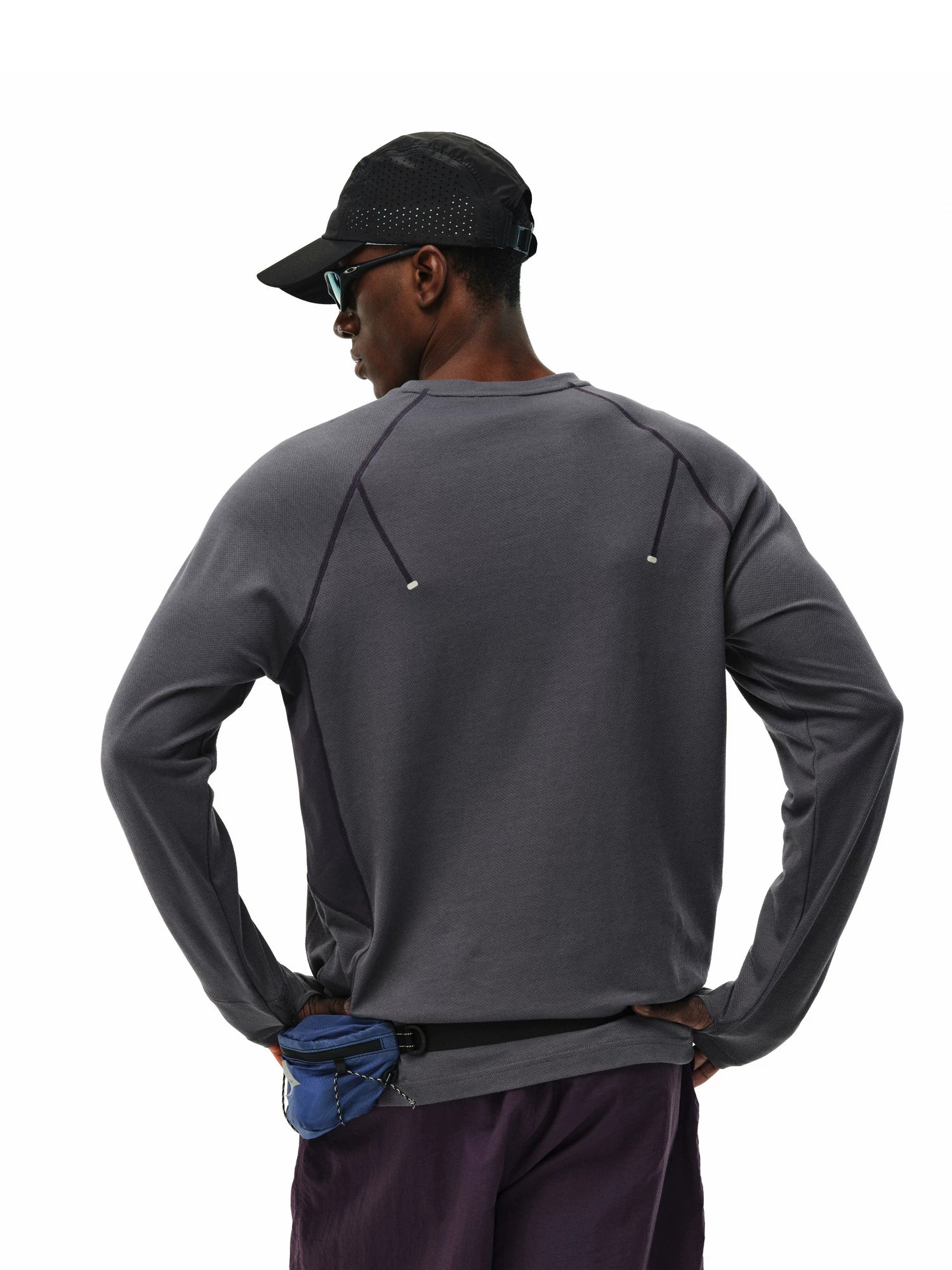 FPA Sports Crew Neck Casual Contrast Long Sleeves