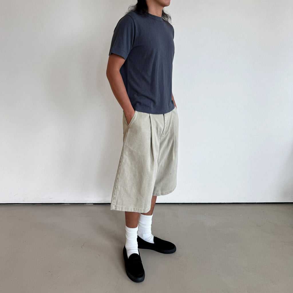Anniehall Make Old Dyed Casual Shorts