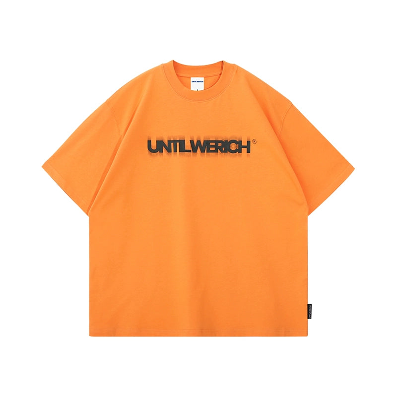 Untilwerich Crewneck Print Small Neckline Tee