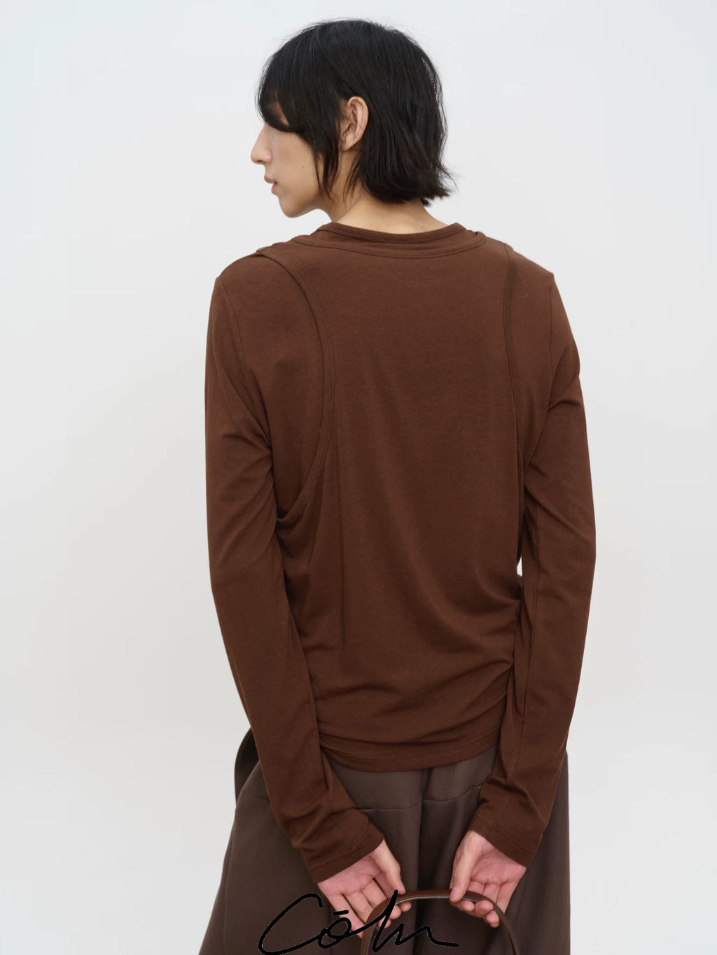 COLN Casual Versatile Bottom Long Sleeve