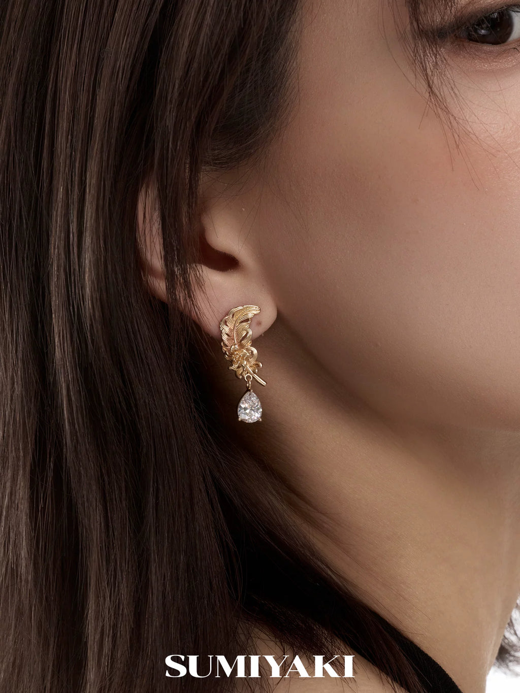 SUMIYAKI Niche Premium Feather Earrings