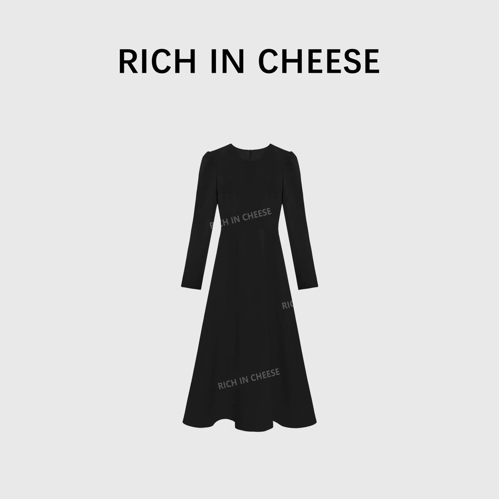 RICH IN CHEESE Temperament High-end Waist Suit Dress
