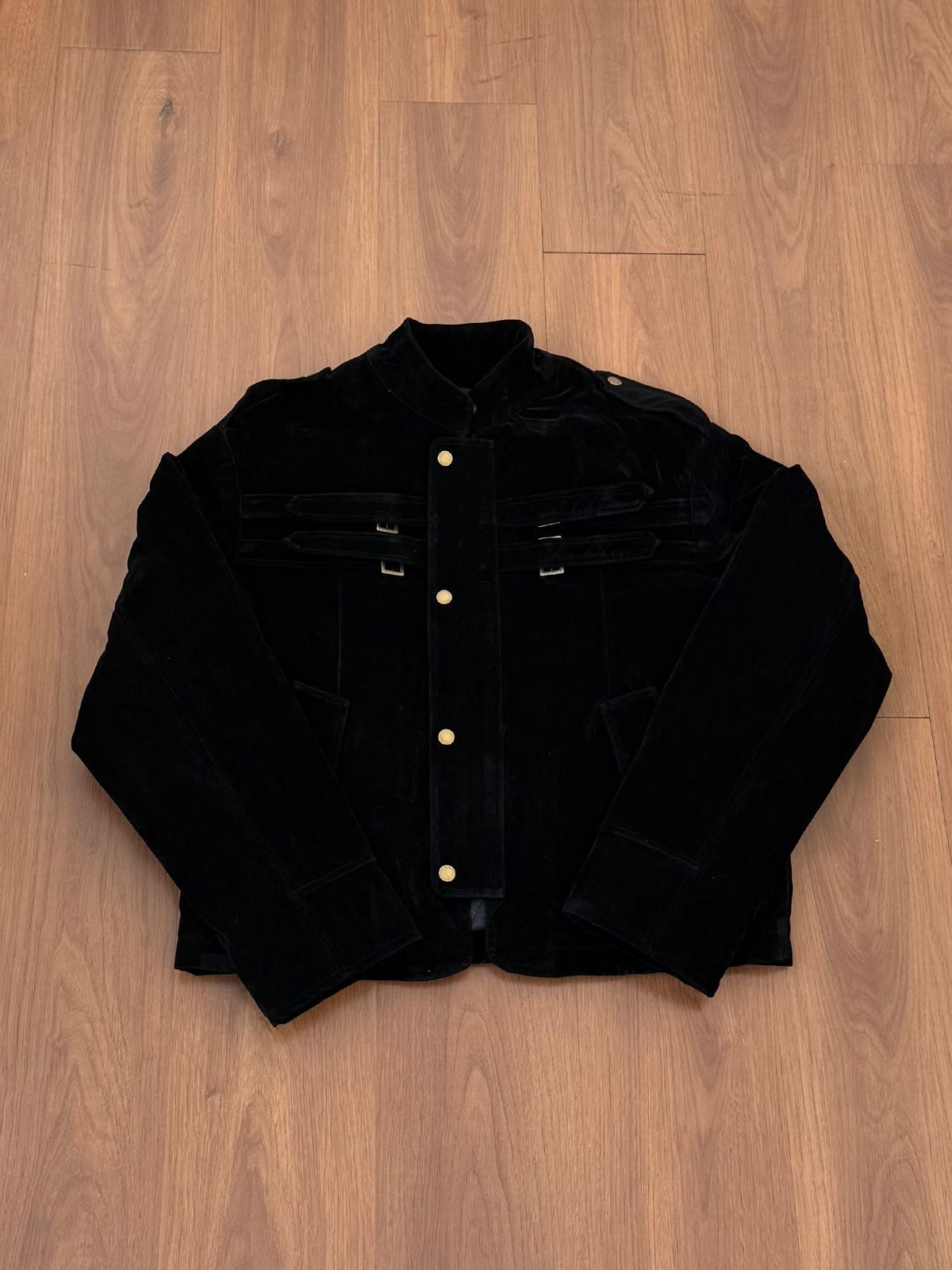 EME Retro Cowhide Fleece Thickened Thermal Jacket