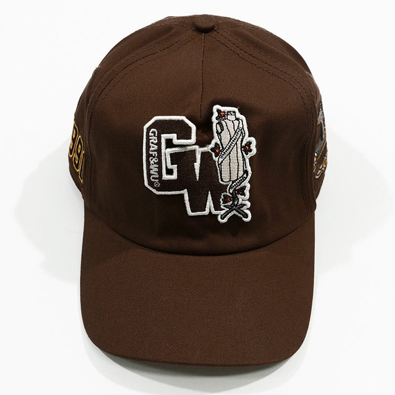 GRAF Heavy Three-dimensional Embroidered Badge Baseball Cap