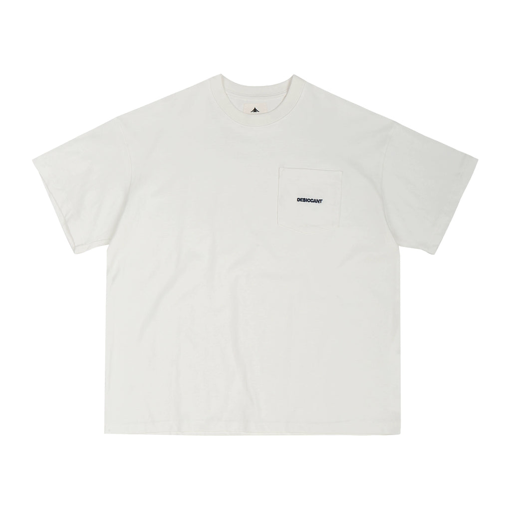 DESICCANT Embroidery LOGO Silhouette Loose Tee