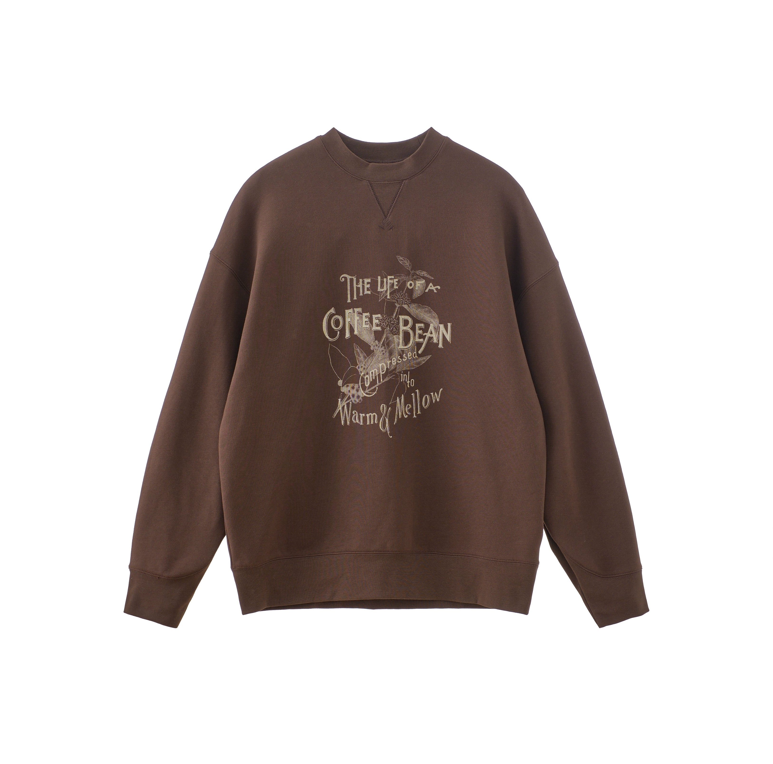 BUTTBILL Coffee heavy 100% Cotton 500g double-sided printed sweatshirt