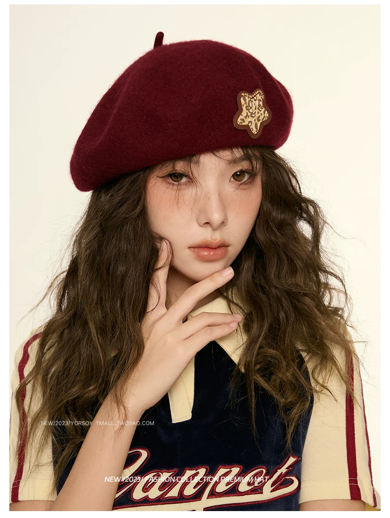 YORSOY Vintage Wool Casual Beret