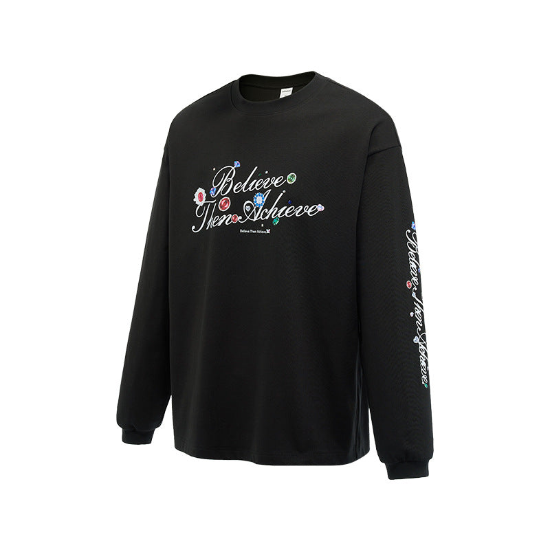 Inflation Alphabet Gem Print Long Sleeve