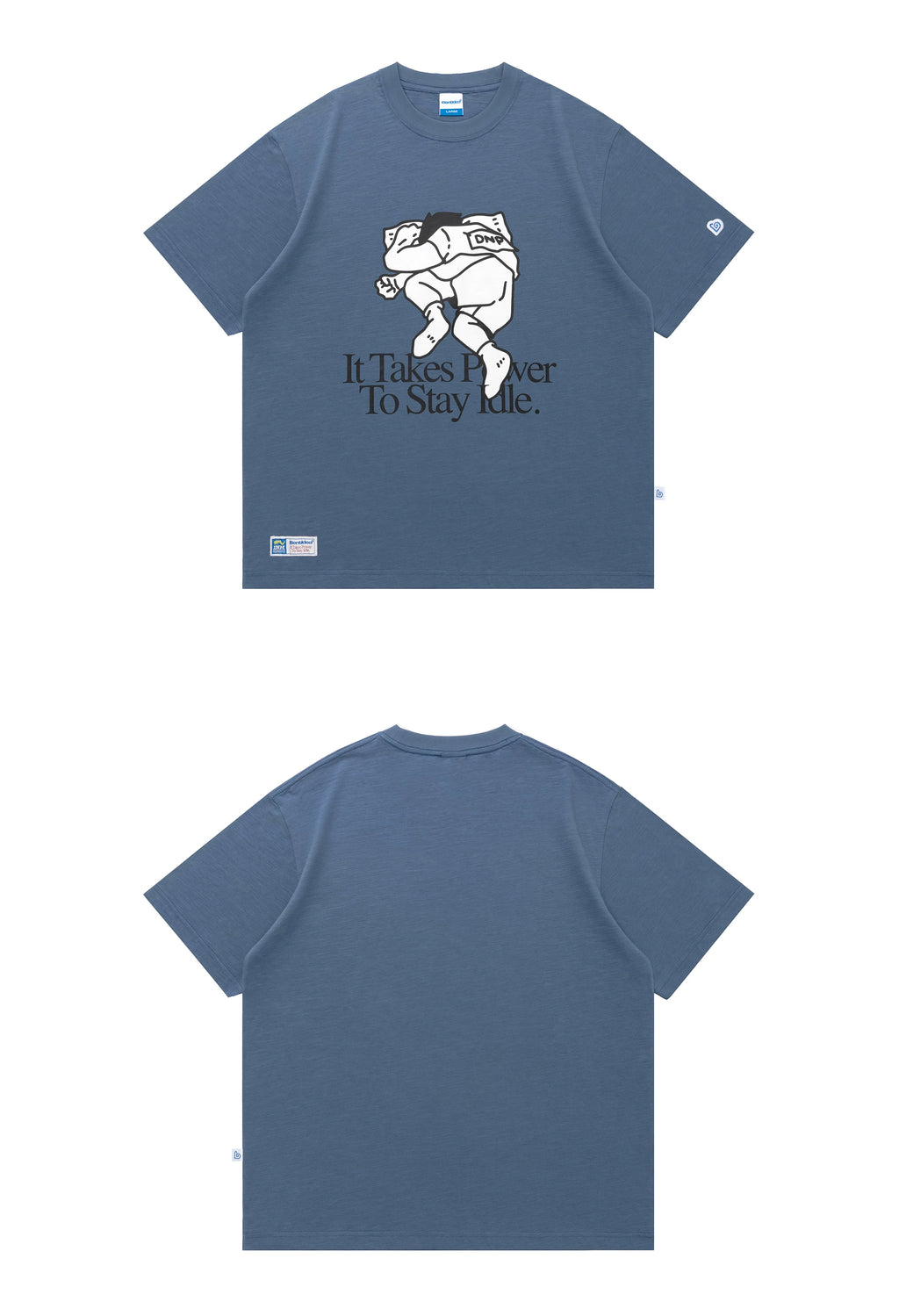 BENT IDEA Skin-friendly Breathable Casual Tee