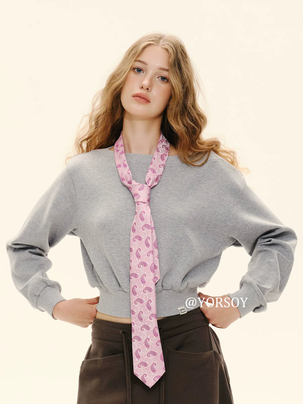 YORSOY Academy Style Niche Trendy Tie
