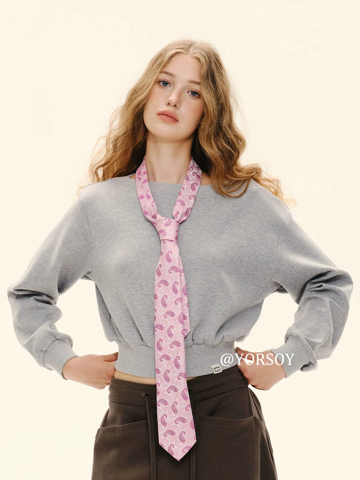 YORSOY Academy Style Niche Trendy Tie