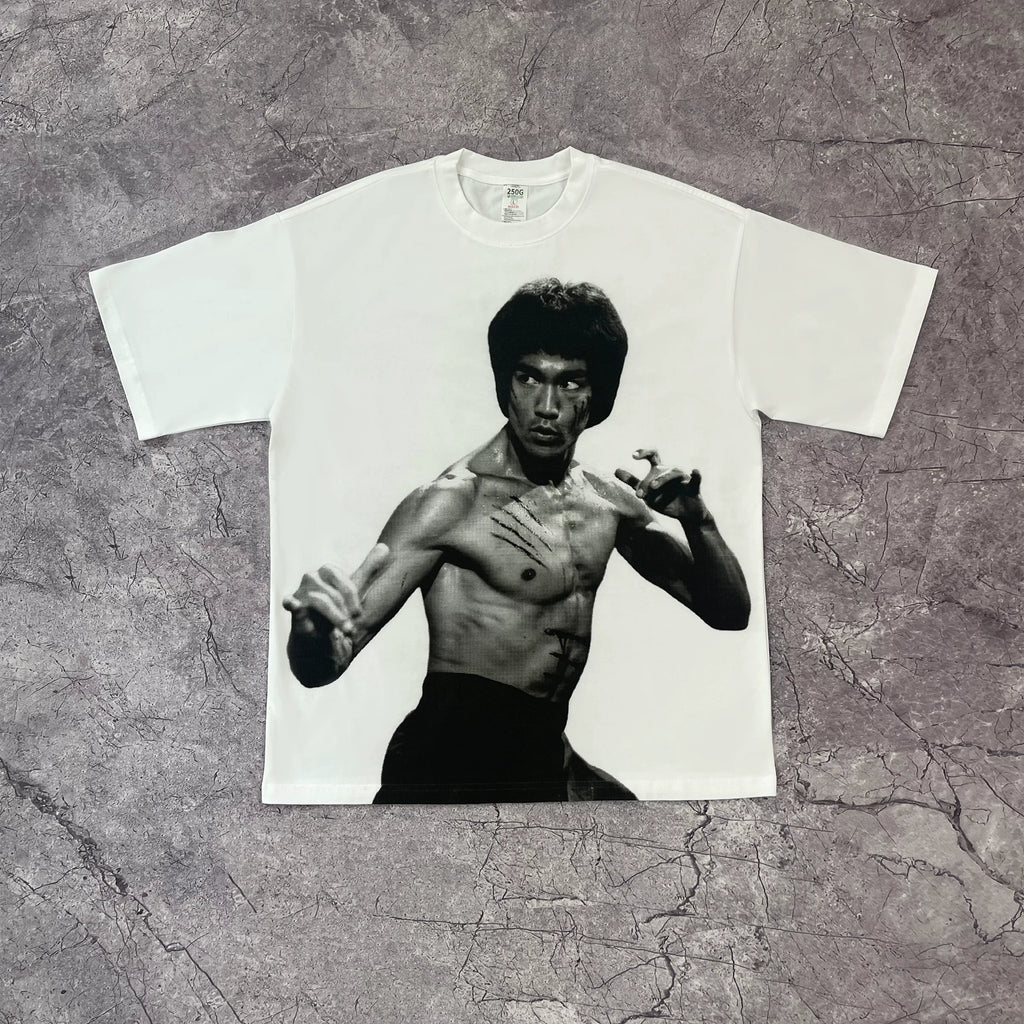 DKNT Character Print Casual Loose Tee