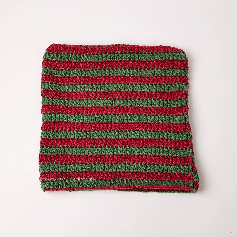 YORSOY Knitted Striped Wool Hat