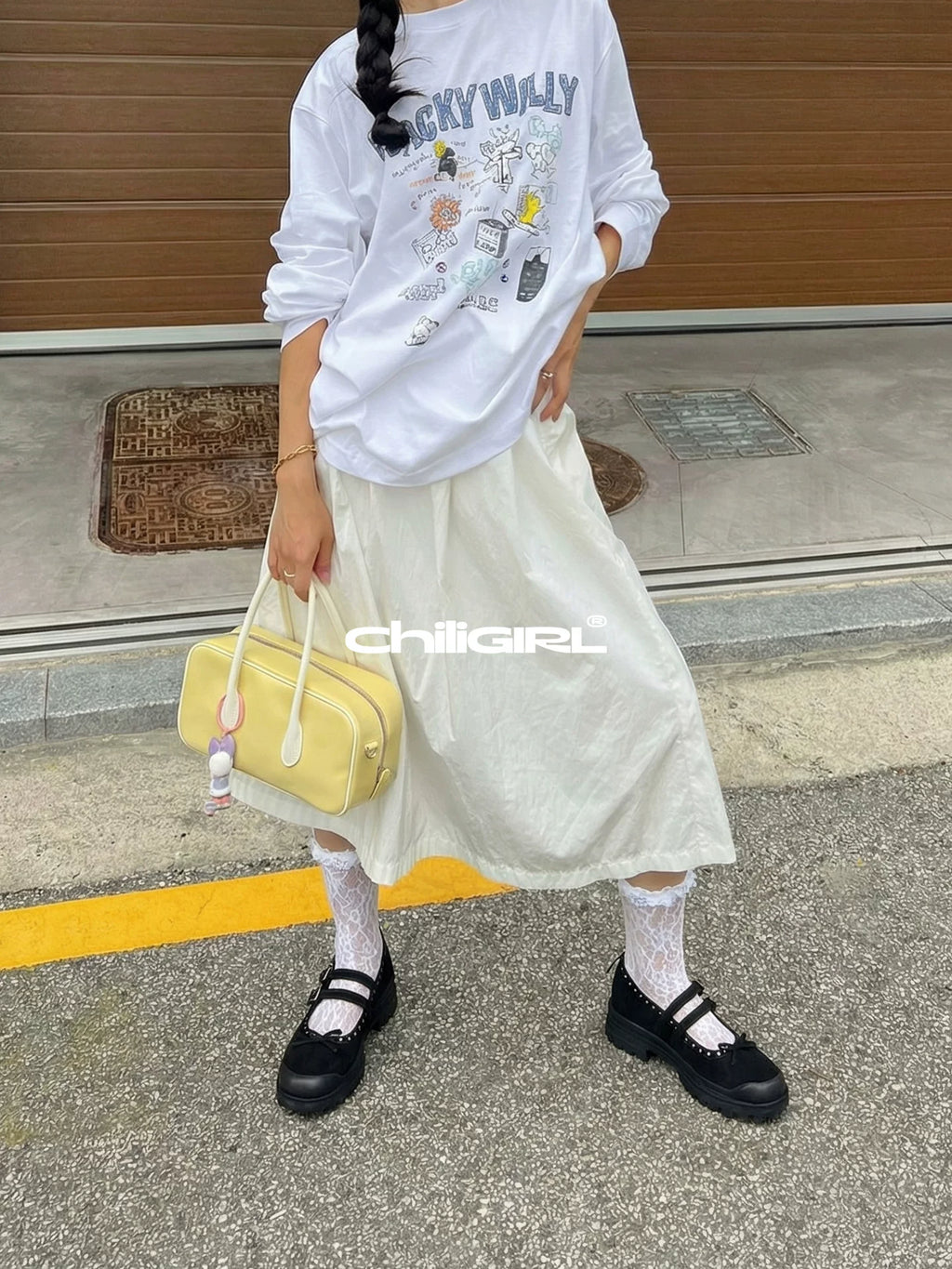 CHILIGIRL Bow Buckle with Casual Height-increasing Shoes
