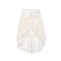 ARIADNAw Irregular Pull-pleated High-waisted Skirt