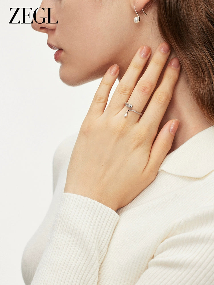 ZEGL Dragon-shaped Light Luxury High-end Ring
