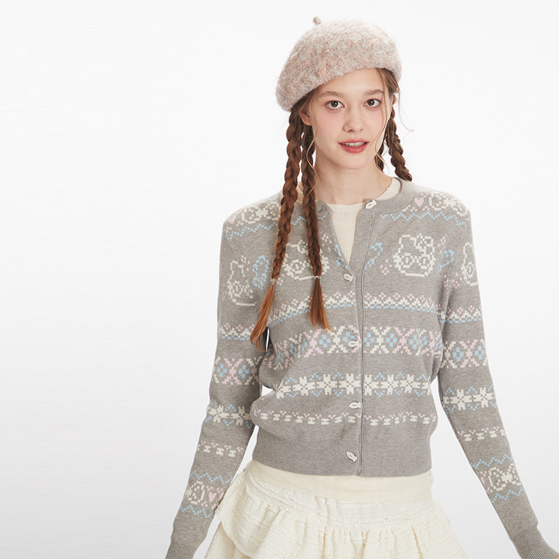 Nariele Short Front Shoulder Sweater