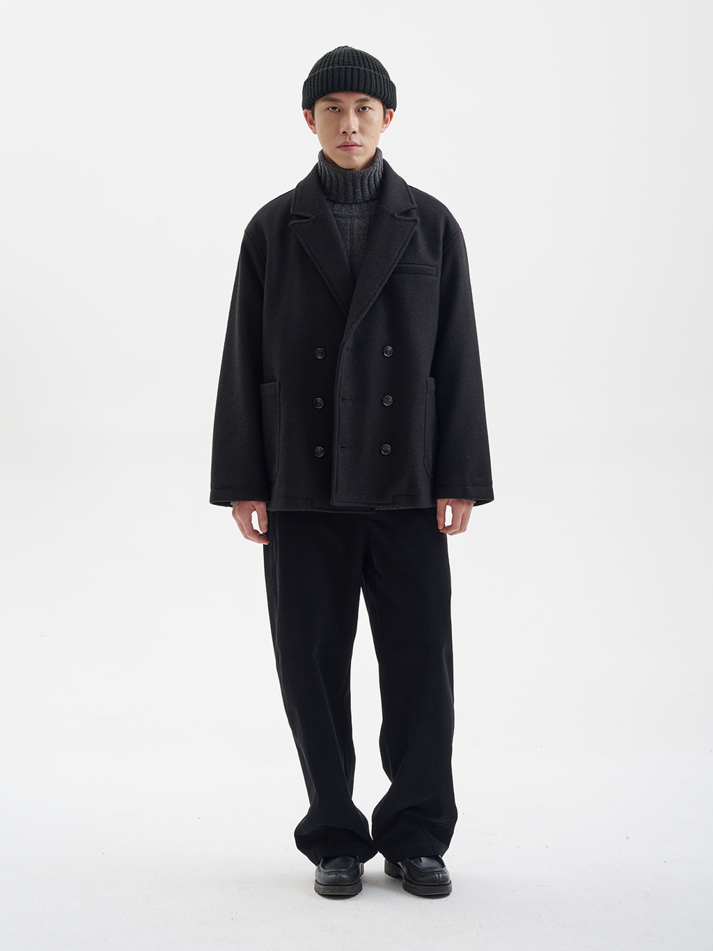 BUTTBILL 730G woolen double-breasted jacket