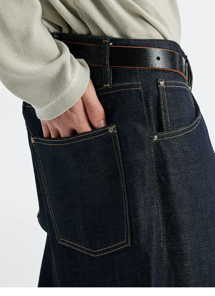BUTTBILL Vintage Straight Leg Baggy Jeans