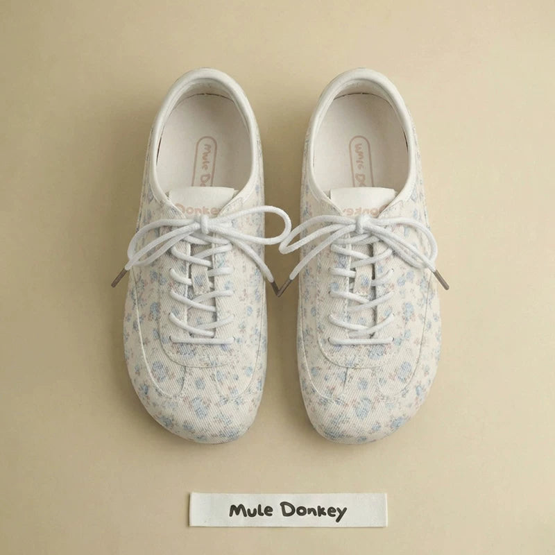Mule Donkey Doki Milk Series Soft-soled Forrest Gump Shoes