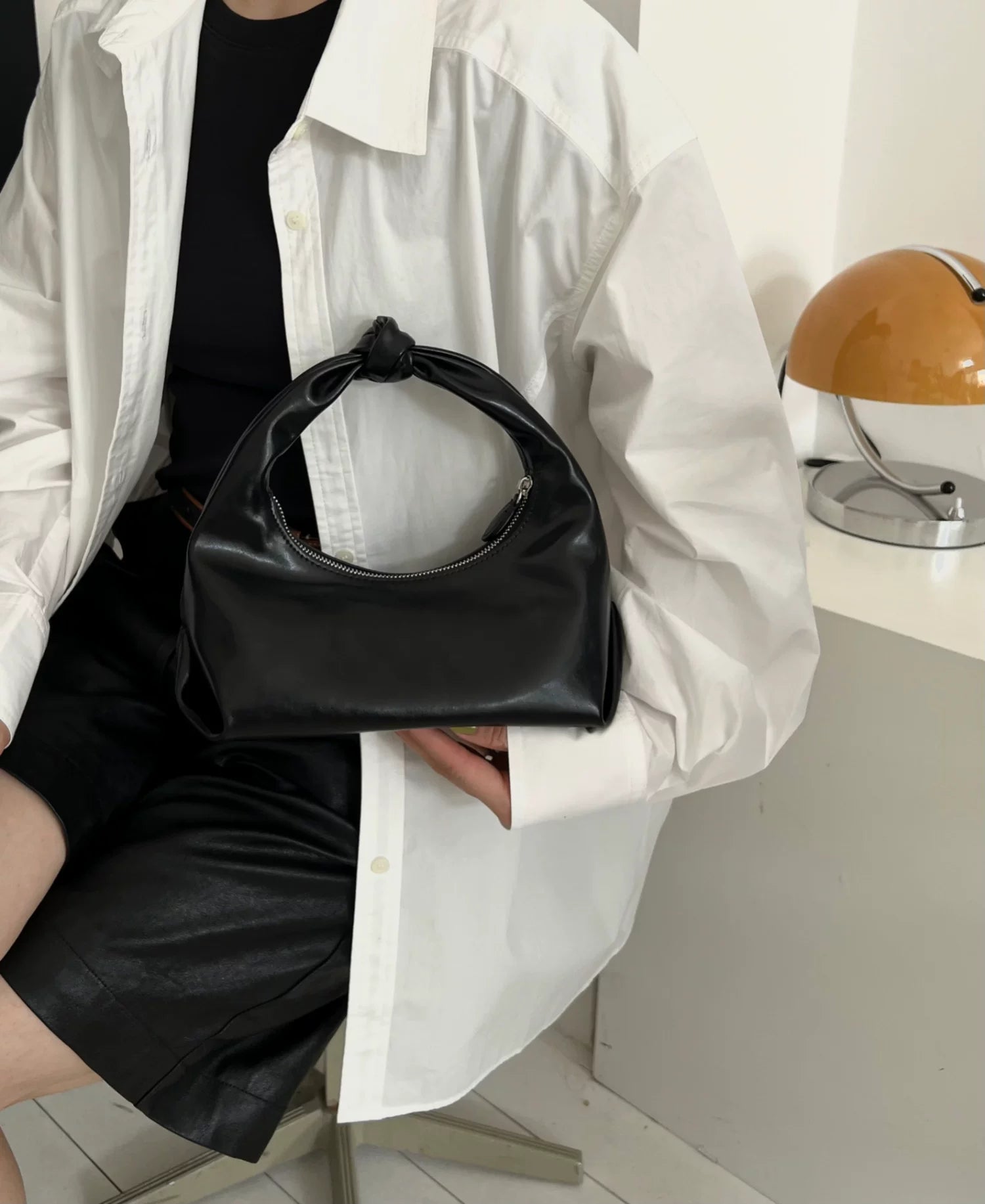 EZRO Stylish Leather Textured Tote Bag