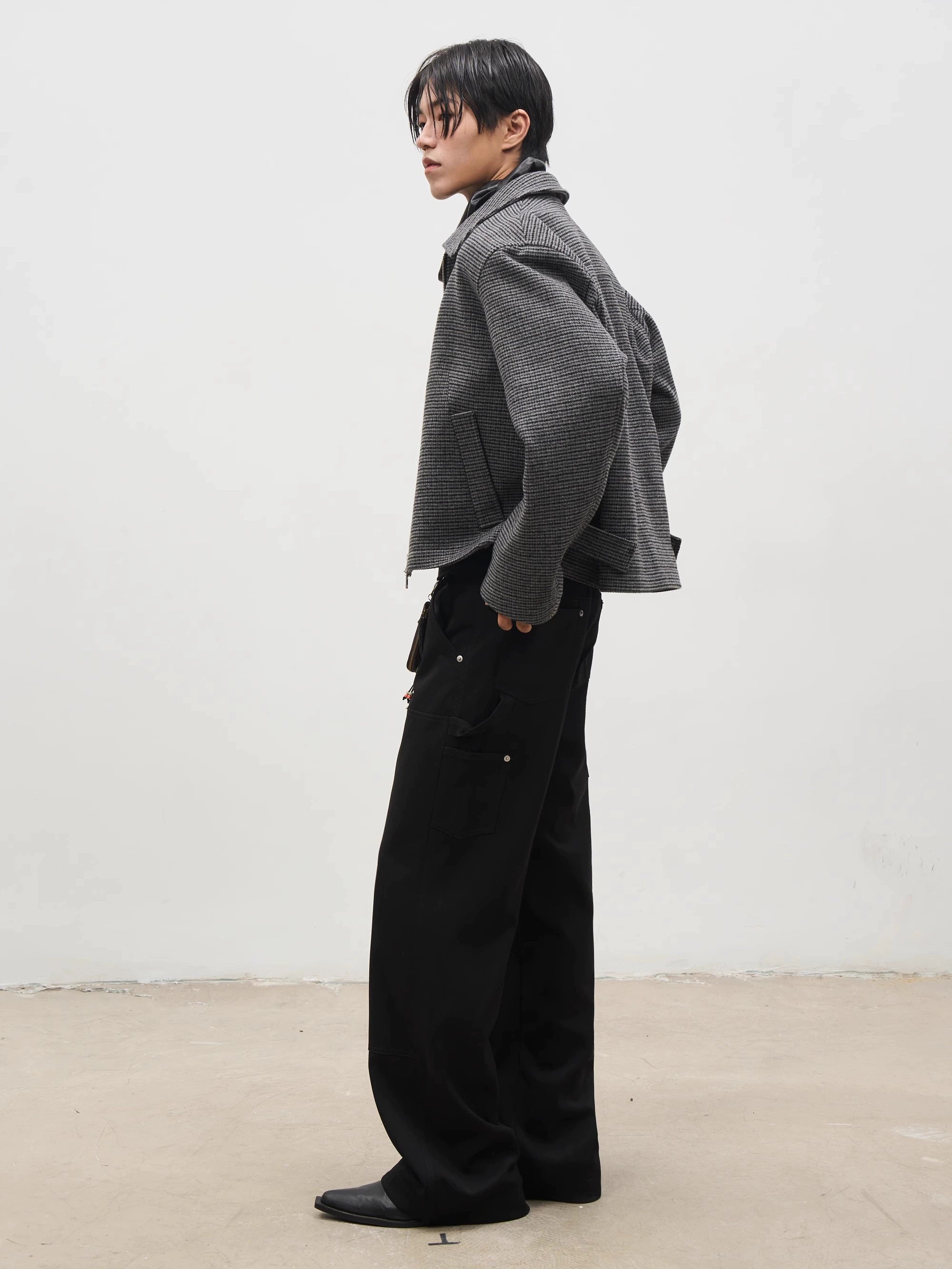 SOUTHFISH Loose Straight Abraded Trousers