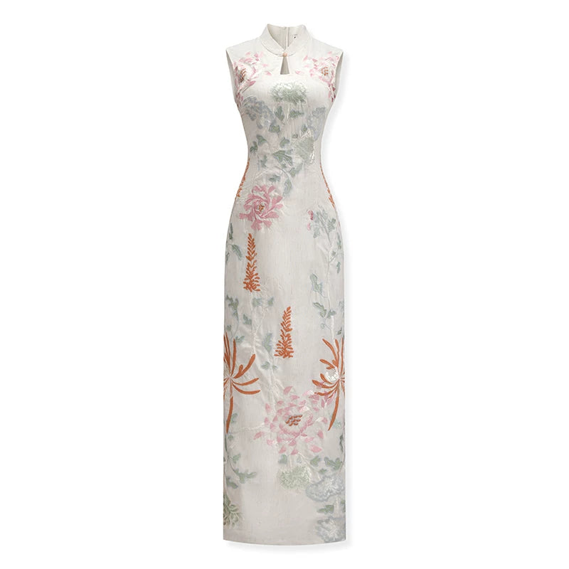 ZIHE Firecracker Embroidered Hollow Dress