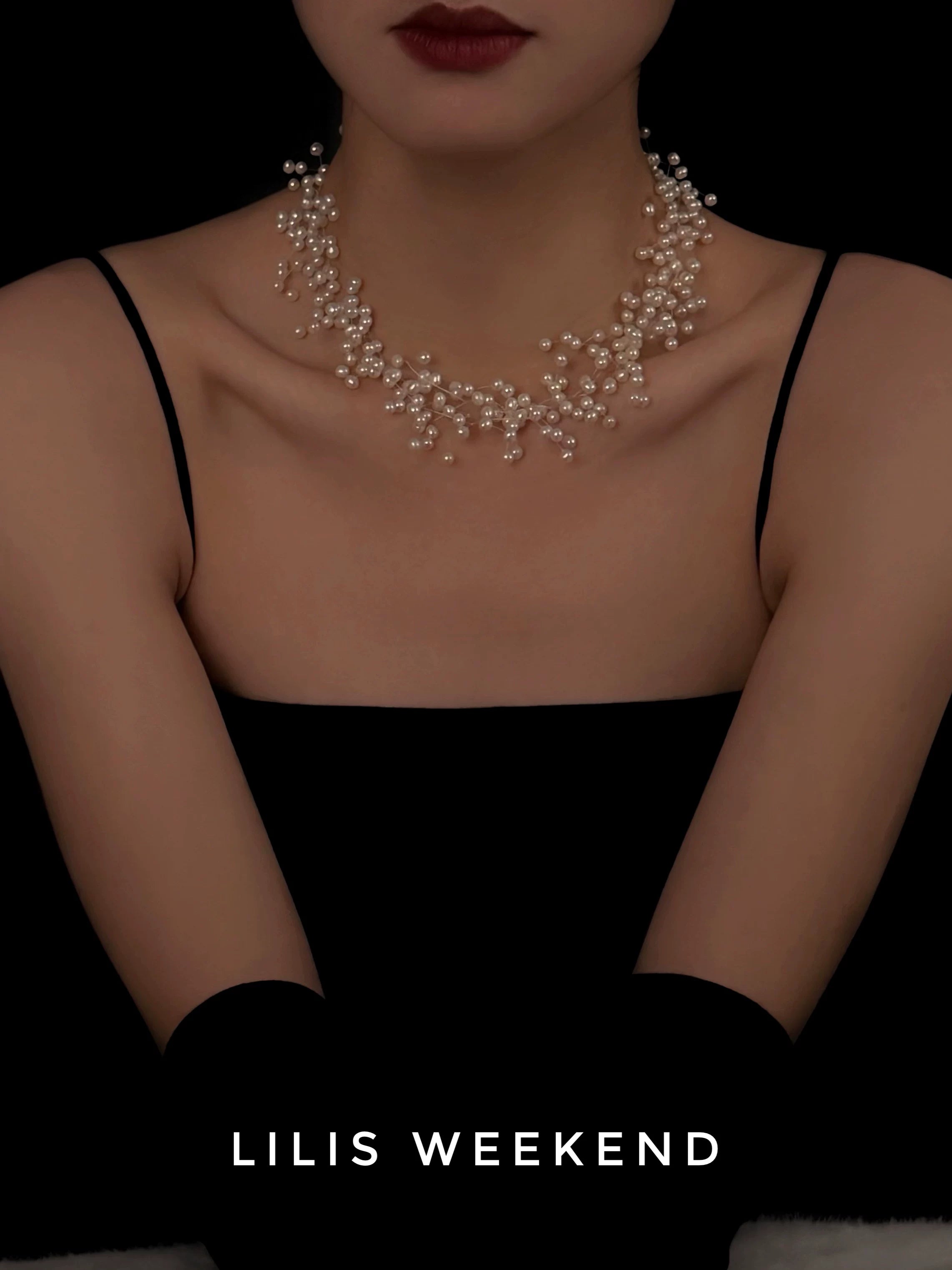 Lilis Weekend Starry Freshwater Pearl Necklace