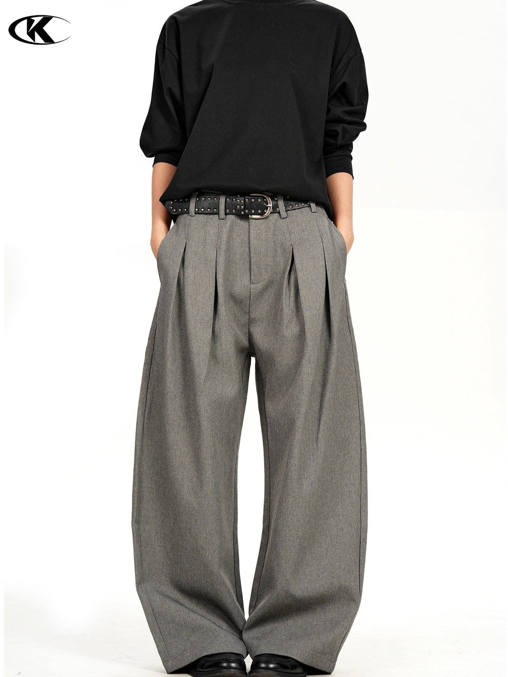 11KN Vintage Versatile Wide Leg Pants