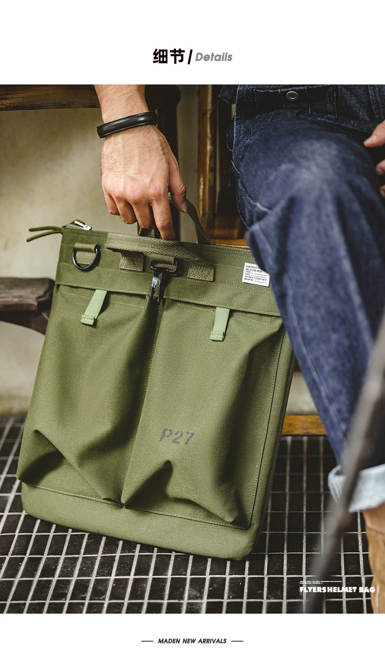 Maden Tooling Vintage Large Capacity Handbag