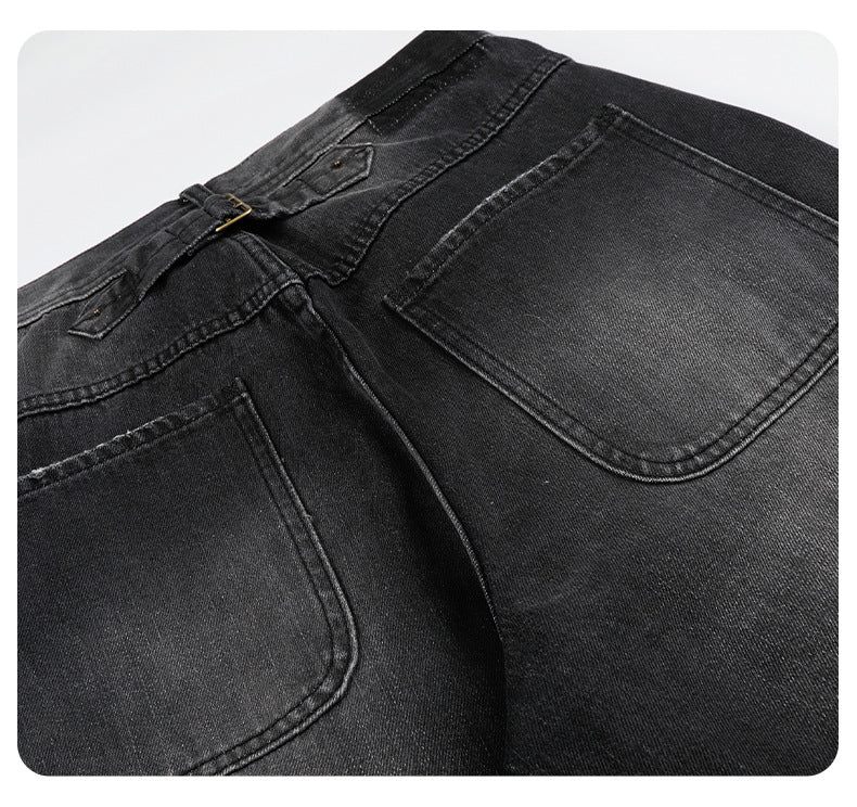 11KN Retro Loose Simple Straight Jeans