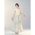Wildberry Floral Patchwork Skirt