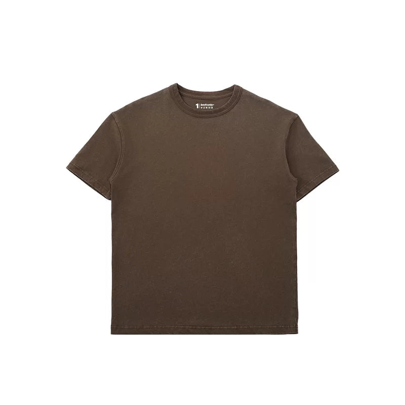 GOODLIVEABLE Old Small Cuff Casual Tee