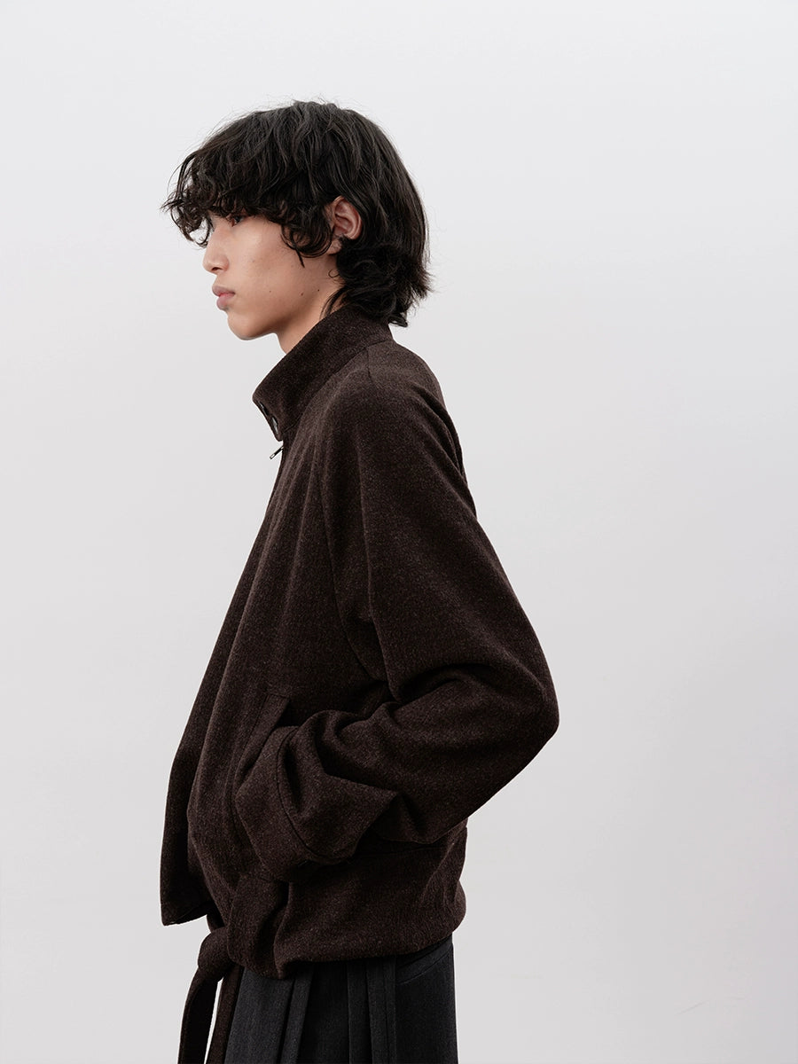 JCAESAR Strap-on Shoulder Harrington Jacket