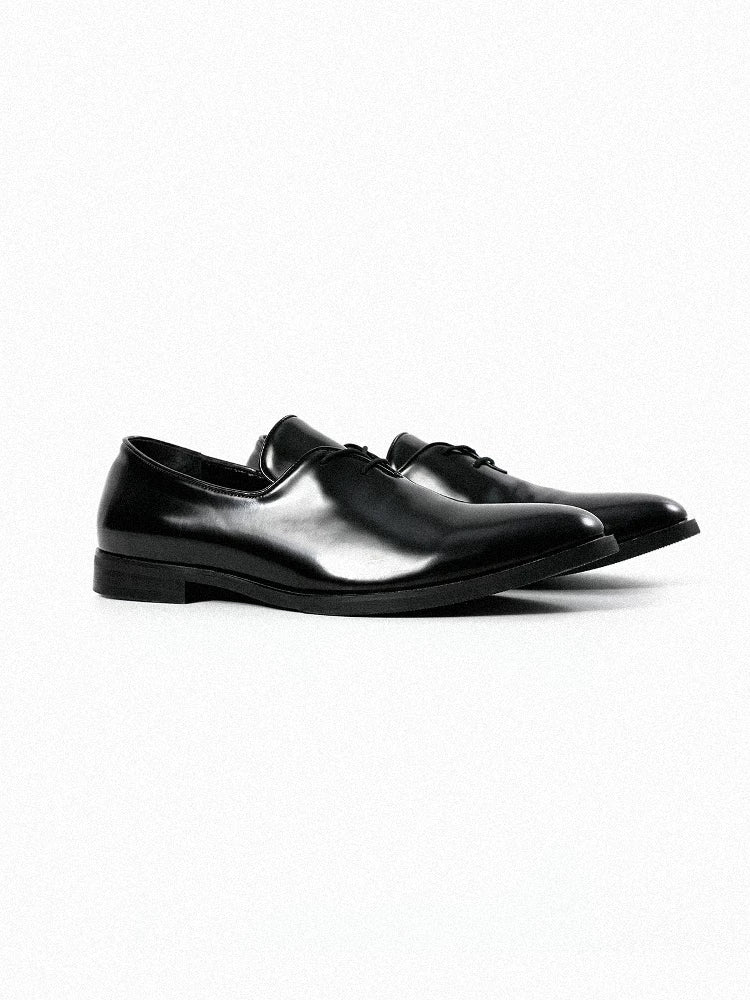 SLIGHT VOGUE Glossy Cowhide Casual Thin-soled Leather Shoes