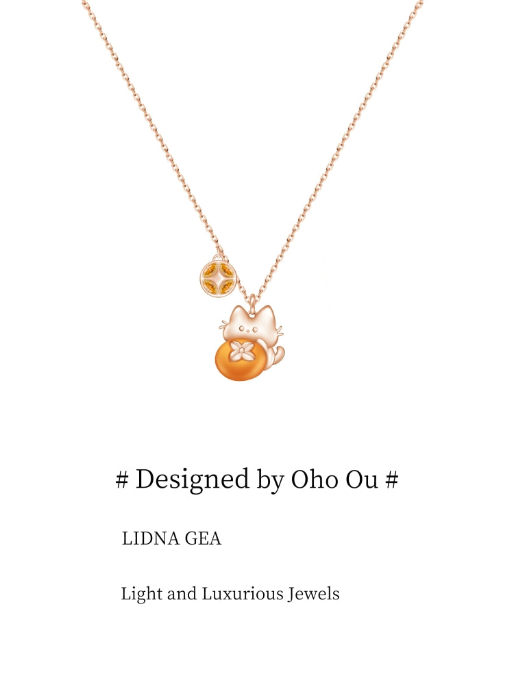 Oho Ou Kitten Premium Necklace