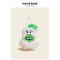 HAVEROSE Missing Teeth Plush Decorative Pendant