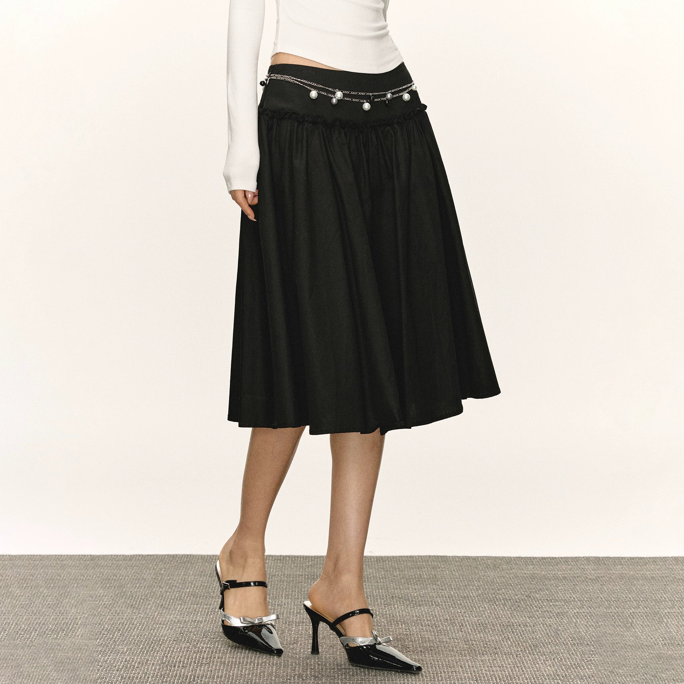 Ariseism Vintage Casual Versatile Skirt
