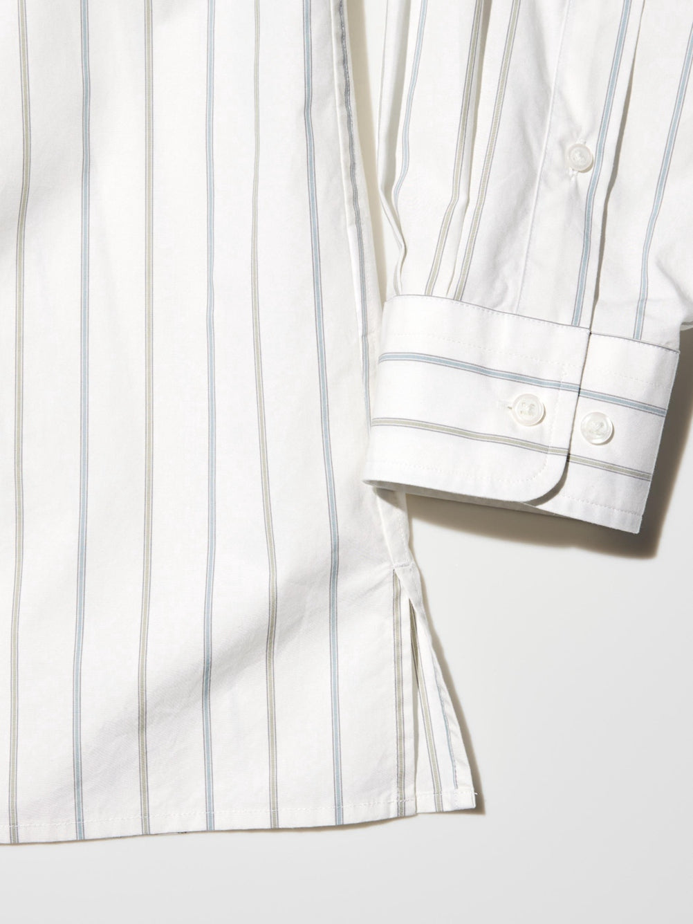 Uniqlo C series cooperative men's and women's loose striped shirt/long-sleeved shirt casual new 476025