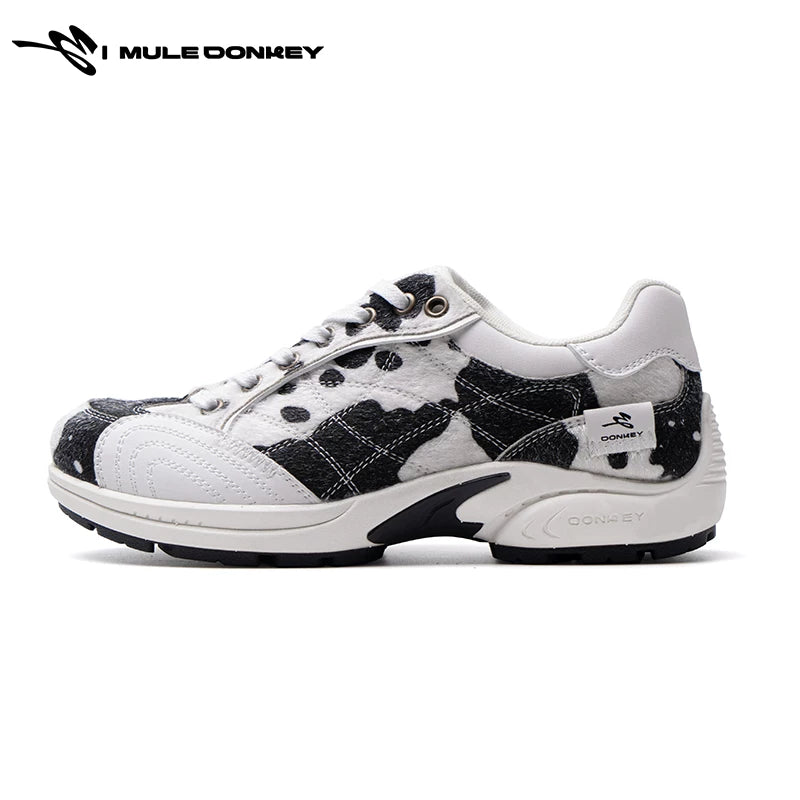 Donkey Cow Pattern Casual Board Shoes