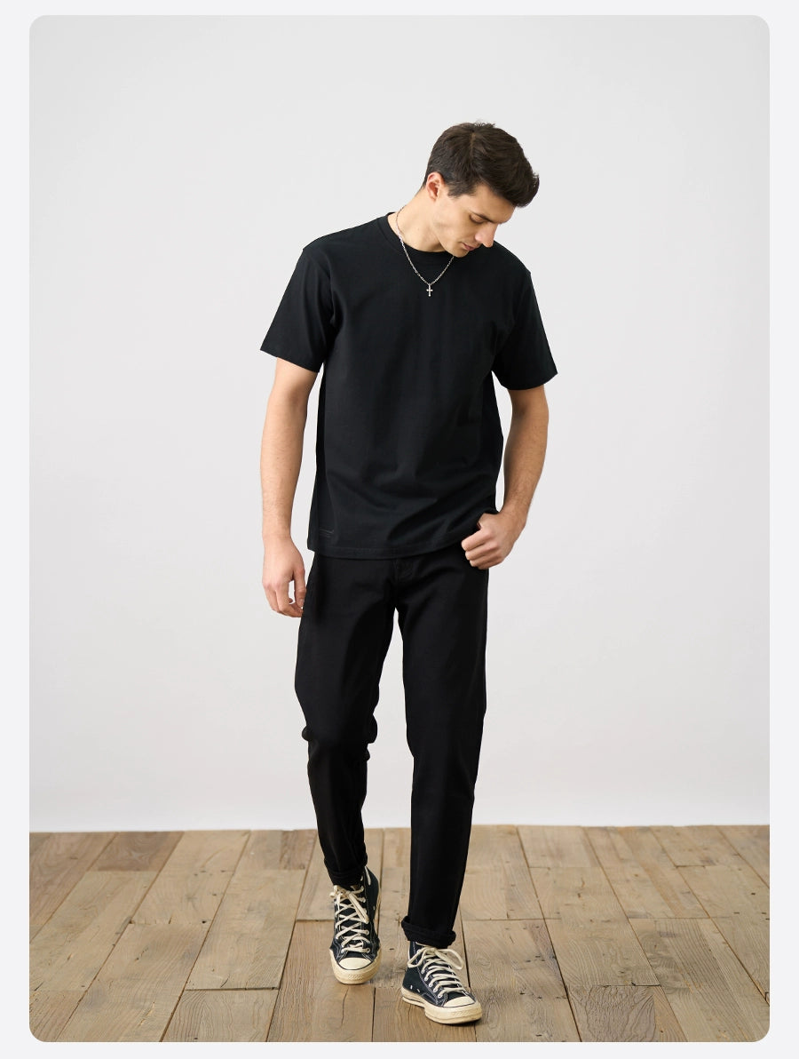 Simwood Basic Heavy Casual Round Neck Tee
