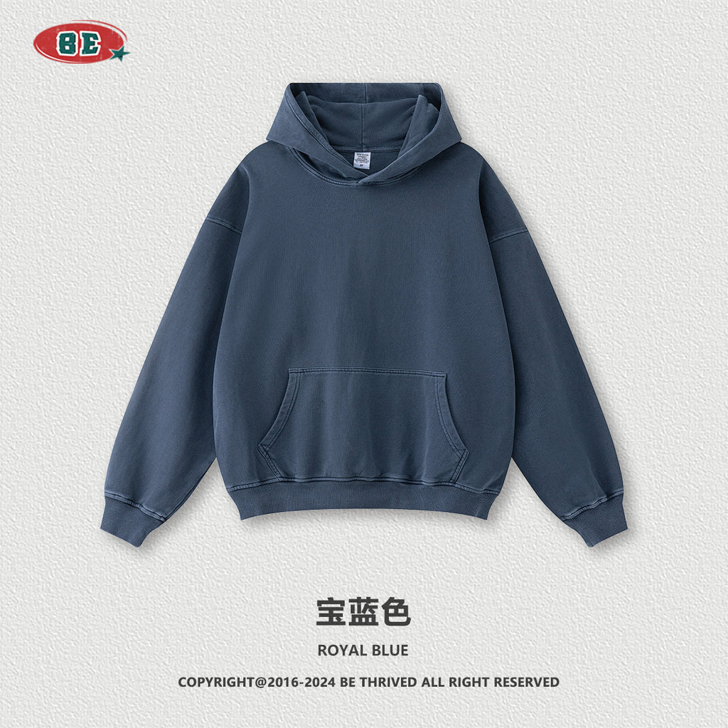 BE Terry Washed Sweater Sweatpants Sports Style Suit