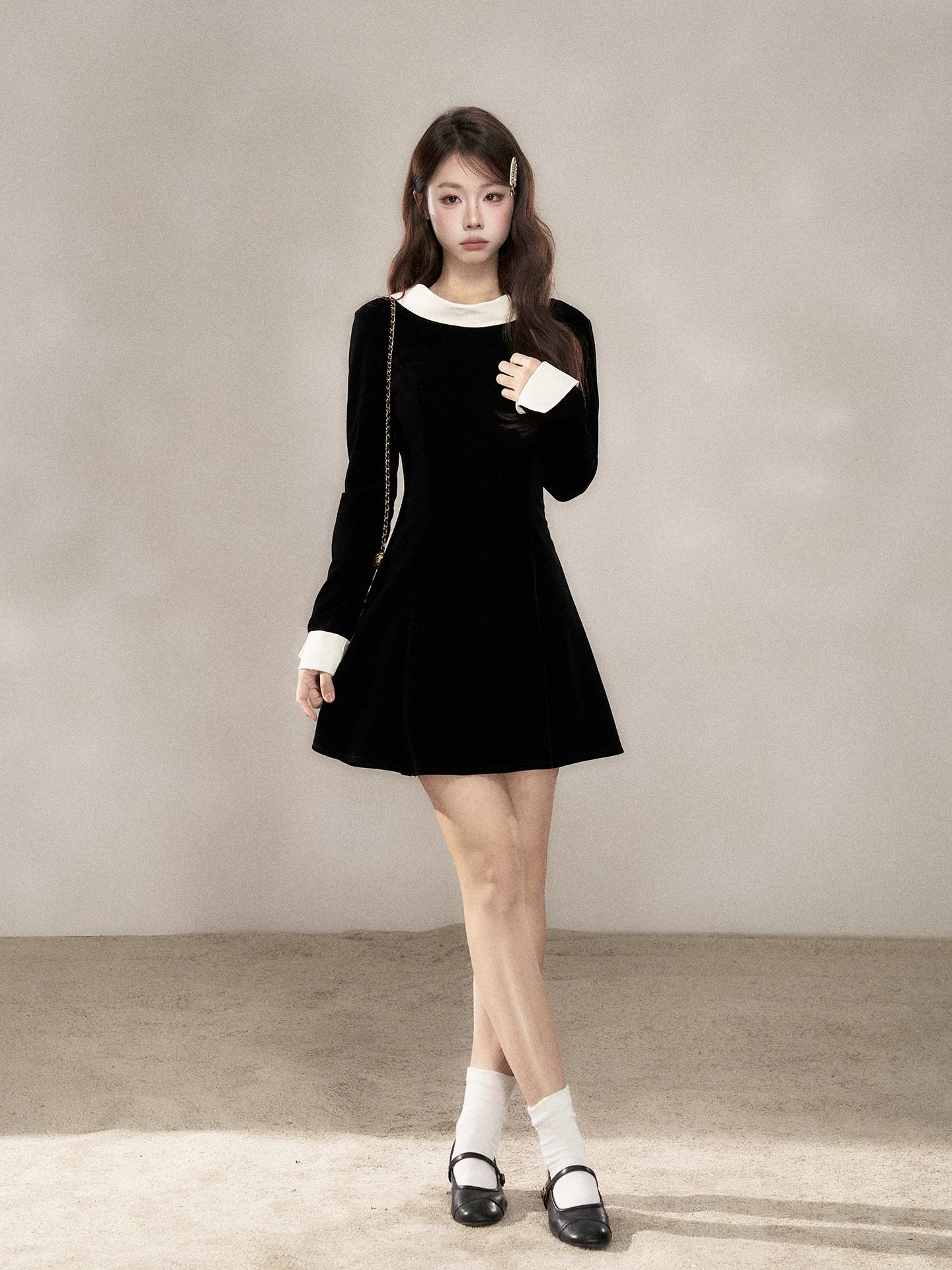 Wildberry Skinny Long Sleeve Dress