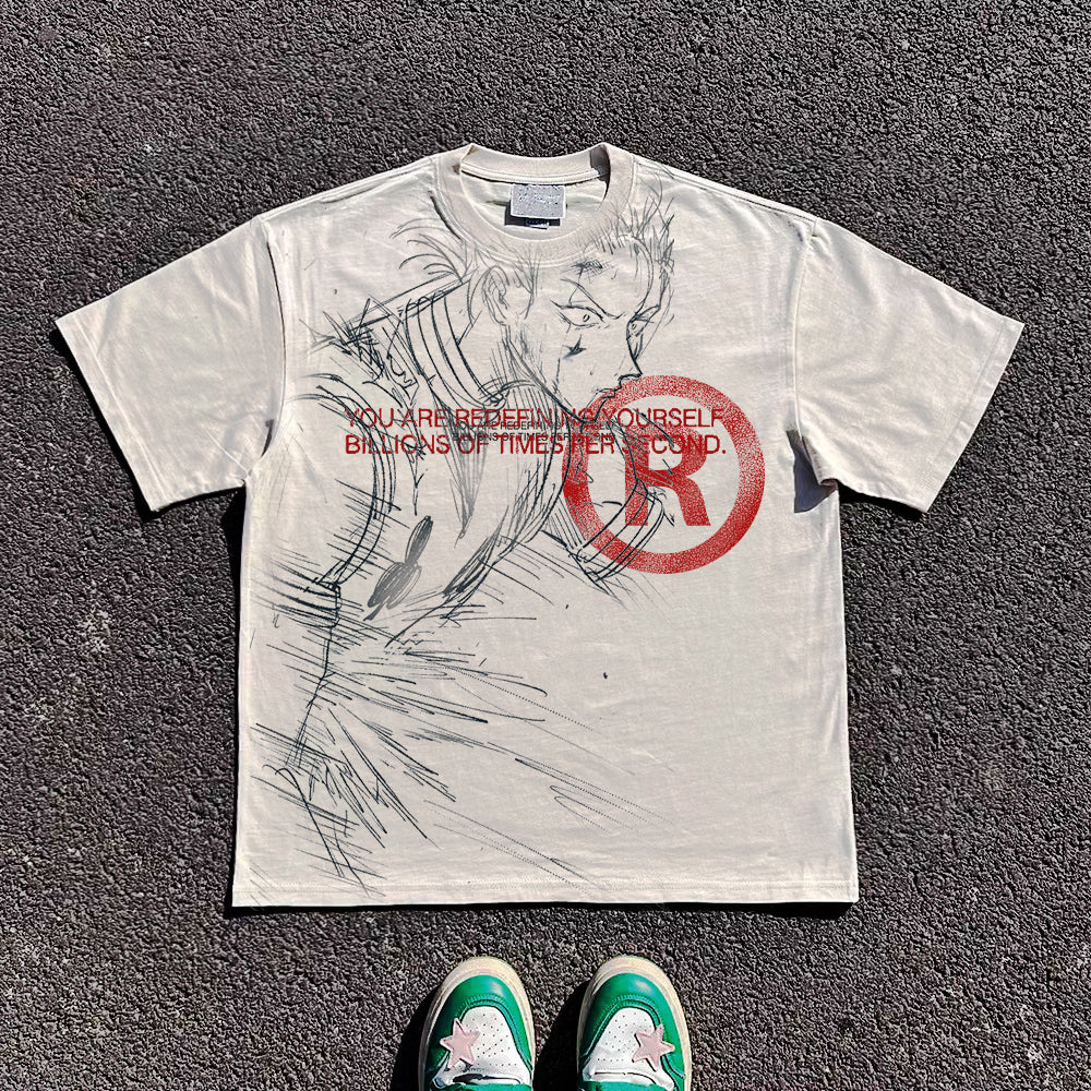 Wang Youbing Studio! HISOKA 260g 100% Cotton Tee